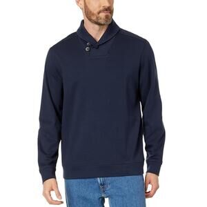 Tommy Bahama Martinique Shawl Neck Sweatshirt Pullover Wool Blend Heather Mens M